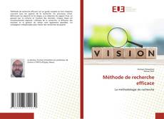 Méthode de recherche efficace kitap kapağı