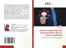 Capa do livro de Analyse pragmatique de l'argumentation dans le discours politique 