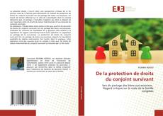 Buchcover von De la protection de droits du conjoint survivant