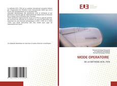 Bookcover of MODE OPERATOIRE