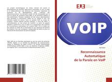 Buchcover von Reconnaissance Automatique de la Parole en VoIP