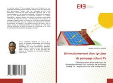 Portada del libro de Dimensionnement d'un système de pompage solaire PV