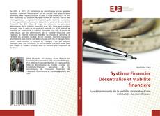 Copertina di Système Financier Décentralisé et viabilité financière