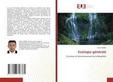 Portada del libro de Ecologie générale