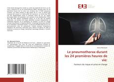 Copertina di Le pneumothorax durant les 24 premières heures de vie: