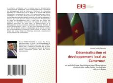 Buchcover von Décentralisation et développement local au Cameroun