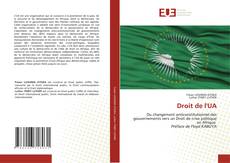 Portada del libro de Droit de l'UA