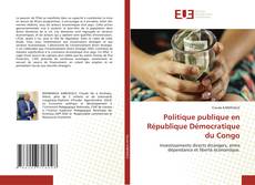 Portada del libro de Politique publique en République Démocratique du Congo