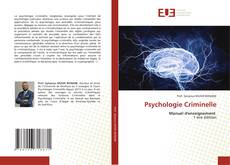 Обложка Psychologie Criminelle