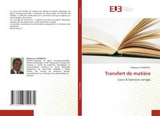 Copertina di Transfert de matière