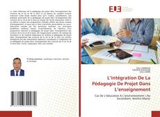 Portada del libro de L’intégration De La Pédagogie De Projet Dans L’enseignement