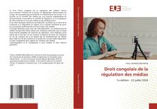 Bookcover of Droit congolais de la régulation des médias