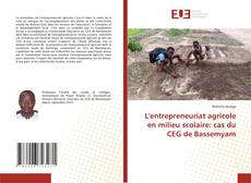 Bookcover of L'entrepreneuriat agricole en milieu scolaire: cas du CEG de Bassemyam