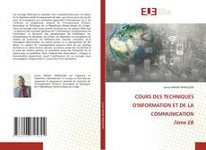 Couverture de COURS DES TECHNIQUES D'INFORMATION ET DE LA COMMUNICATION 7ème EB