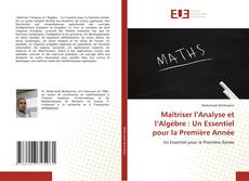 Couverture de Maîtriser l’Analyse et l’Algèbre : Un Essentiel pour la Première Année