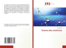 Copertina di Science des matériaux