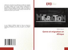 Copertina di Genre et migration en Afrique