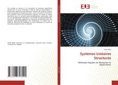 Copertina di Systèmes Linéaires Structurés