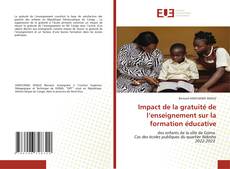 Couverture de Impact de la gratuité de l’enseignement sur la formation éducative