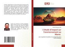 L’étude d’impact sur l’environnement au Maroc kitap kapağı