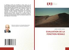 Copertina di EVALUATION DE LA FONCTION RENALE