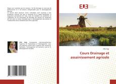 Cours Drainage et assainissement agricole kitap kapağı