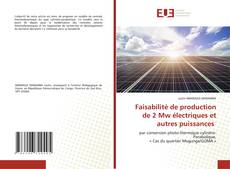Buchcover von Faisabilité de production de 2 Mw électriques et autres puissances