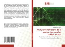 Analyse de l'efficacité de la gestion des marchés publics en RDC的封面