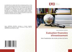 Buchcover von Évaluation financière d'investissement