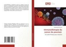 Immunothérapie du cancer du poumon kitap kapağı