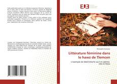 Capa do livro de Littérature féminine dans le hawz de Tlemcen 