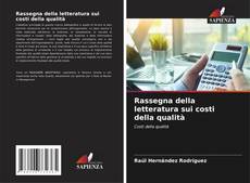 Bookcover of Rassegna della letteratura sui costi della qualità