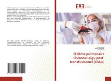 Œdème pulmonaire lésionnel aigu post-transfusionnel (TRALI)的封面