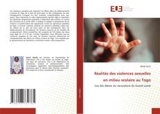 Buchcover von Réalités des violences sexuelles en milieu scolaire au Togo