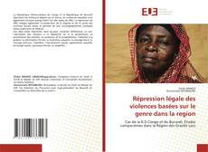 Répression légale des violences basées sur le genre dans la region kitap kapağı