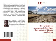 Couverture de L'adaptation au changement climatique dans les zones côtières guinéennes