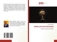 Portada del libro de MENS ALITUR DISCENDO