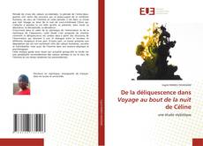 Copertina di De la déliquescence dans Voyage au bout de la nuit de Céline