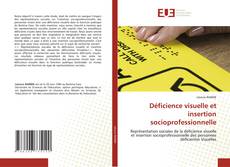 Déficience visuelle et insertion socioprofessionnelle kitap kapağı