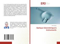 Optique Géométrique § Instruments kitap kapağı