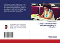 Quality Interdisciplinary Researches in Higher Education的封面