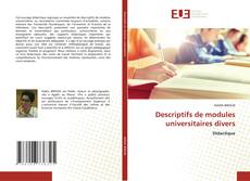 Borítókép a  Descriptifs de modules universitaires divers - hoz