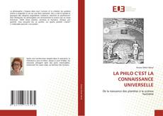 Portada del libro de LA PHILO C’EST LA CONNAISSANCE UNIVERSELLE