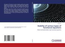 Copertina di Stability of various types of functional equations