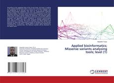 Capa do livro de Applied bioinformatics; Missense variants analysing tools; level (1) 