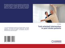 Buchcover von Task oriented intervention in post stroke patients