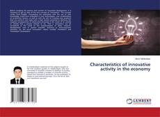 Buchcover von Characteristics of innovative activity in the economy