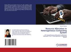 Portada del libro de Resource Allocation in Heterogeneous Computing System