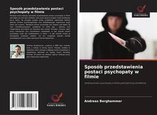 Sposób przedstawienia postaci psychopaty w filmie kitap kapağı