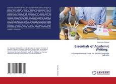 Couverture de Essentials of Academic Writing: